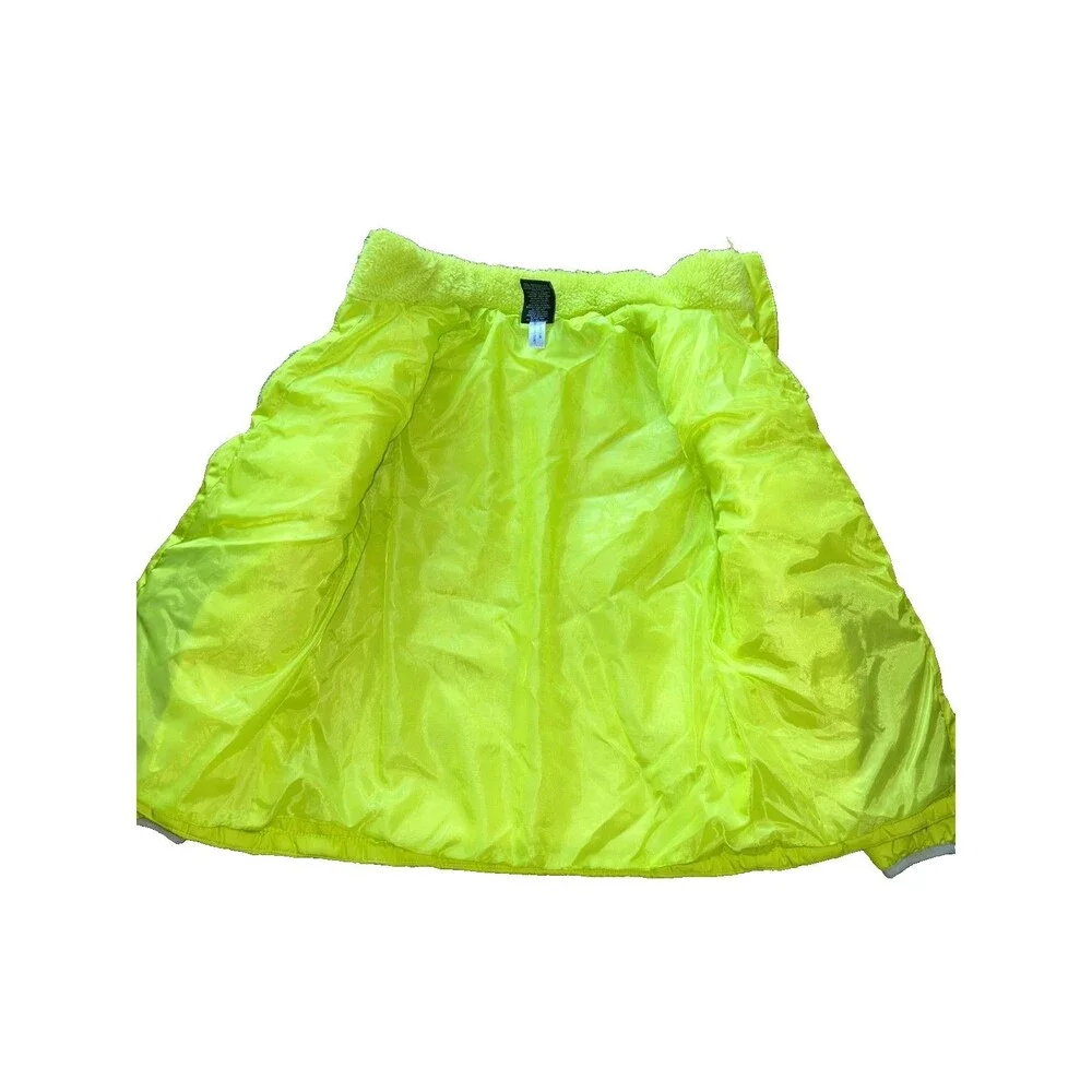 ZeroXposur Puffy Coat‎ Girls M(10/12) Chartreuse Hiking Camping Jacket Play Coat